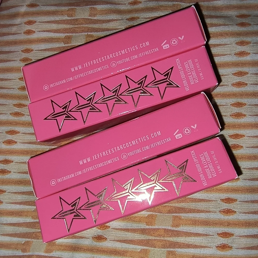 Jeffree Star Red Liquid Lipstick Vibrant Glossy Finish Redrum Women's Makeup